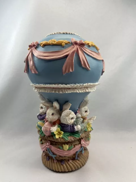 Windsor Collection Hot Air Balloon Plays “Easter Parade” Bunnies in Basket Music