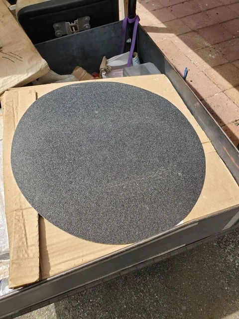 20" Floor Sander Disc Lot Of 63 Johnson Sharp-Kut 40 Grit Paper - No Center Hole