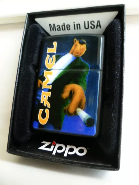 'Camel, Joe emblem' Zippo Lighter - Black Matte - New in box