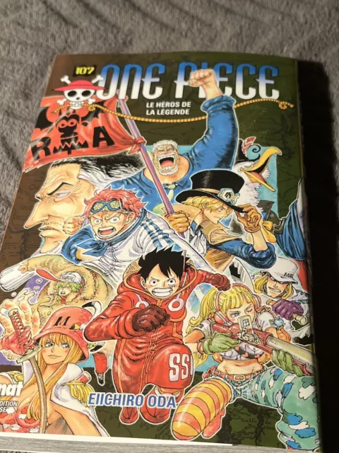 Manga One Piece 107 Edition Métallisée Brillant Collector Avec Poster