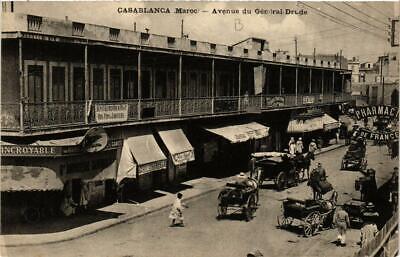 CPA AK CASABLANCA Avenue du General Drude MAROC (689203)