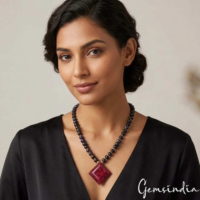 Collier Macramé Arbre De Vie – Apophyllite Naturelle Et Stilbite, Boho, Réglable