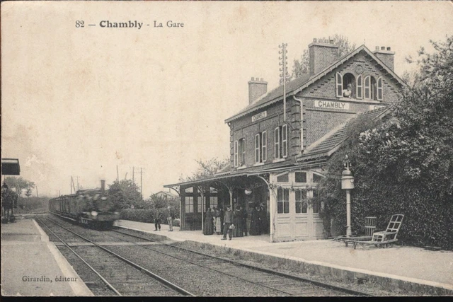 CPA - 60 - CHAMBLY - La Gare