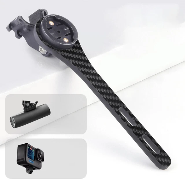 Bike Computer Mount Bracket for Garmin Bryton Carbon Fiber Handlebar Stem