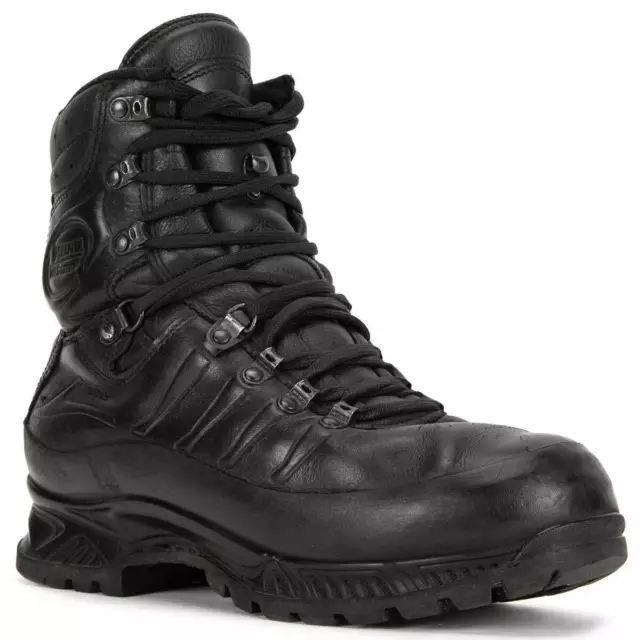 Meindl German Army Surplus Goretex Mountain Boots Black Combat Para Military