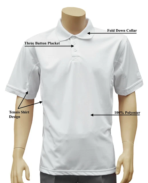Cathedral Premier Herren Milan Weiß Tennis Stil Kugeln Classic 3 Knopf Polo 2022