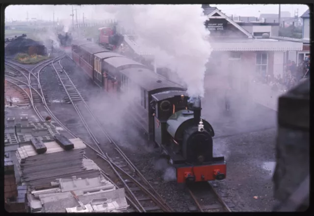 Original Railway Colour Slide Talyllyn Towyn Wharf Edward Thomas Narrow Gauge 73