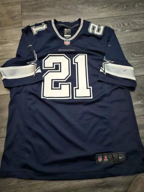 Nike Ezekiel Elliot Dallas Cowboys NFL jersey Large Genuine Used  #21