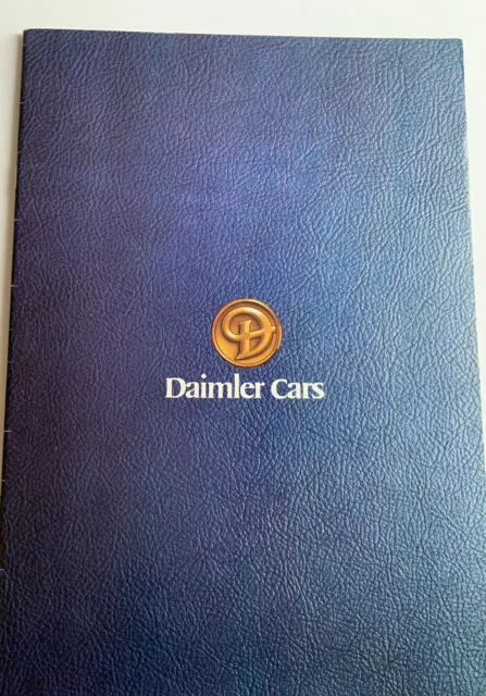 Daimler 4.2 And Double Six Vanden Plas  Sales Brochure 1978