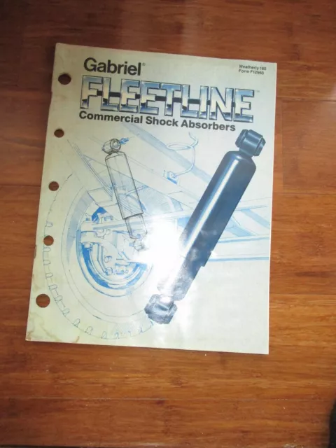 2 Vintage Gabriel Shock Absorbers Parts Reference Catalogs