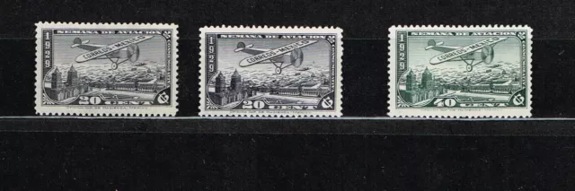 Mexico. Airmail. 1929 Aviation Week Commemorative issue, mounted mint.