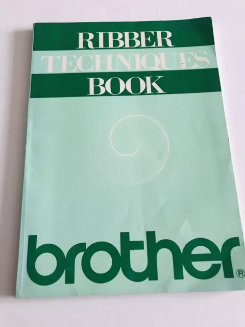 Knitting Machine Accessory Brother Ribber Techniques Book Paper Back 1985