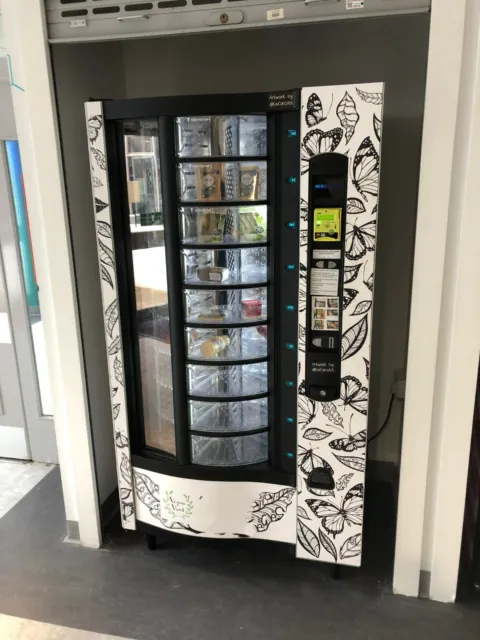 2 x Crane Shopper 2 refrigerated vending machines