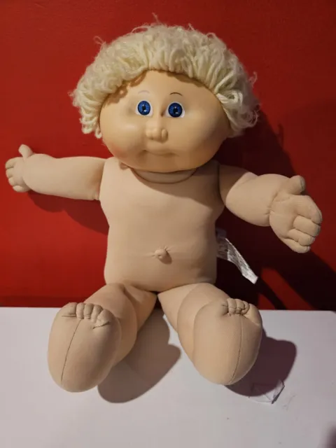 Cabbage Patch Doll 1985 Blonde Hair Blue Eyed Boy Original Appalachian Artworks