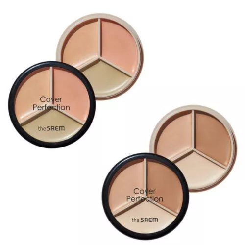 THE SAEM Cover Perfection Triple Pot Concealer 4.5g x 3colors K-Beauty