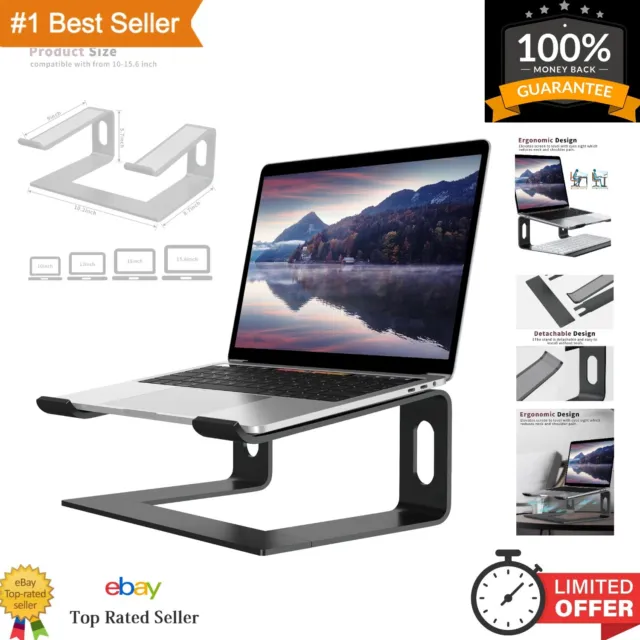Laptop Stand for Desk • Aluminum Computer Riser • Ergonomic Notebook Holder •...