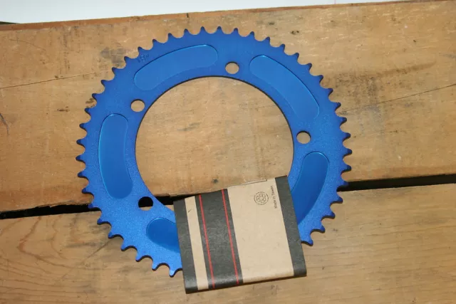 Brev. M Masi Fixie Fixed Gear Chain Ring Sprocket Chainring 44t Blue 130 BCD 1/8 2