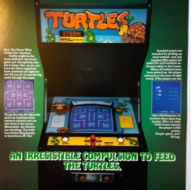 The End Arcade Flyer Original Vintage Video Game Promo Retro Art Sheet 1981