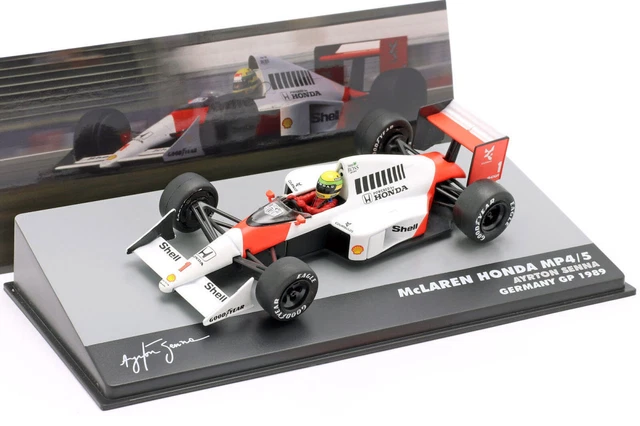 Altaya 1/43 McLaren Honda F1 MP4 5 1989 German GP Ayrton Senna MCLAREN HONDA A