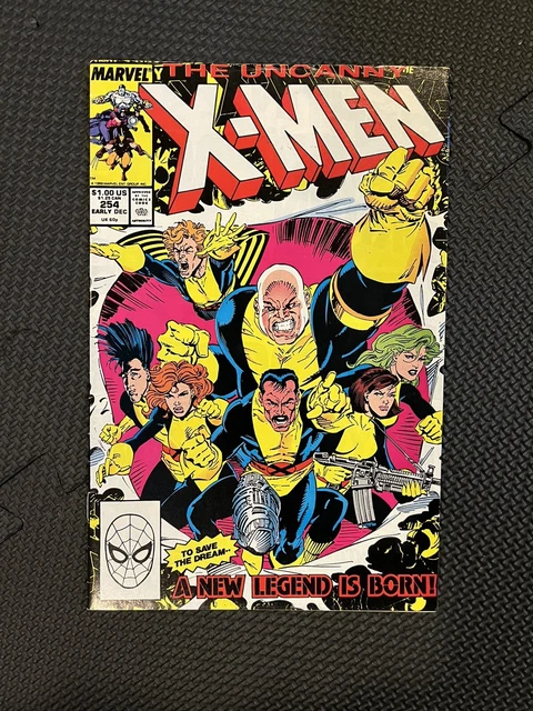 Marvel Comics Uncanny X-Men Vol. 1 #254 FN/VF 1989 Claremont