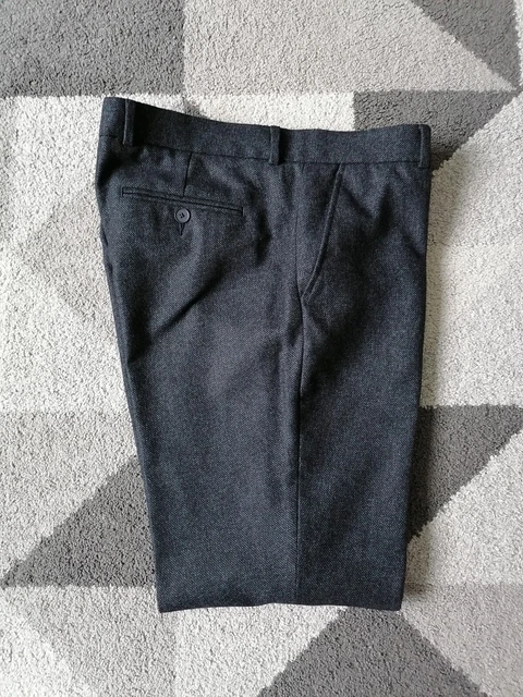 Pantaloni da uomo blu Paul Costelloe taglia 36R vestibilità regolare
