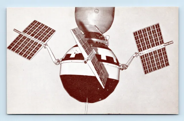 1960 NASA Pioneer V Satellite  Card 6 of 32 Exhibit Supply Arcade Card M3