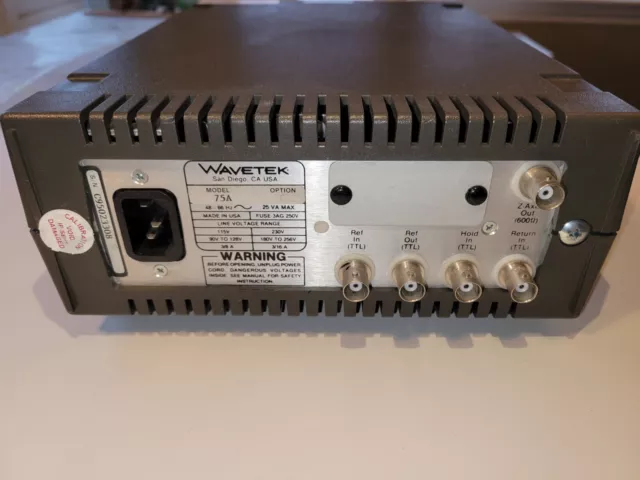 Model 75A Wavetek 5 Mhz Arbitrary Waveform Generator 3