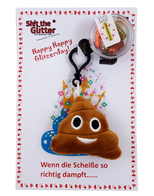 Shit the Glitter – Birthday Edition: Handgemachte Glitzerpillen mit Überraschungsspruch & personalisierbarem Baggy zum Verschenken