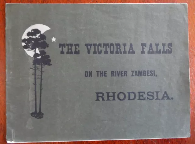 So. Africa Victoria Falls Zambesi River Zambia Zimbabwe c.1900 Ravenscroft album