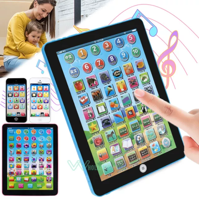 Kids Children Phone Baby Learning Pad Educational Game Toys For Boys Girls Gift