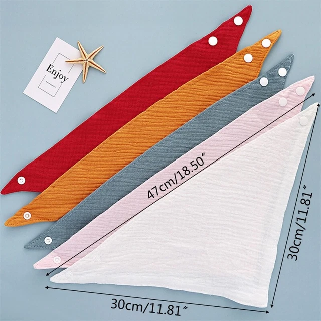 Baby Bandana Baol Bibs broches suave absorbente saliva baberos de alimentación para niños pequeños