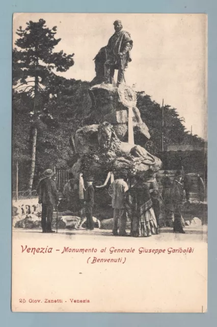 CR2259 Cart.Regionale: Venezia - Monumento a Garibaldi - nuova - animata