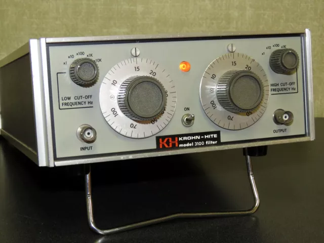 KROHN-HITE Model 3100 10 Hz to 1 MHz BANDPASS (HI-LO) FILTER