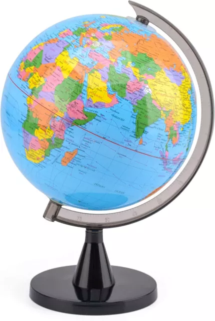 B4E Kids World Globe, Educational with Stand - 20 cm