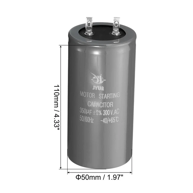 PATIKIL Moteur Démarrage Condensateur, 88-108Uf/Mfd 250Vac