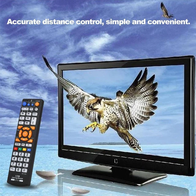 42-keys Smart L336 Remote Control With Learning Function Copy Black For  FAST