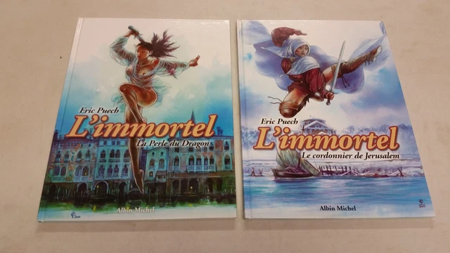 SUPERBE BD - L'IMMORTEL - Tome 1 et 2 - SERIE COMPLETE - ERIC PUECH - A