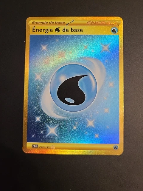 Énergie Eau de base - carte Pokémon 279/193 Evolutions à Paldea - PALFR - Prix & Rareté