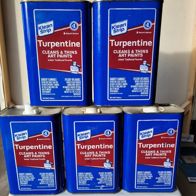 4 X 1 Qt. per Premium Paint Cleaner And Thinner Turpentine 4 per order