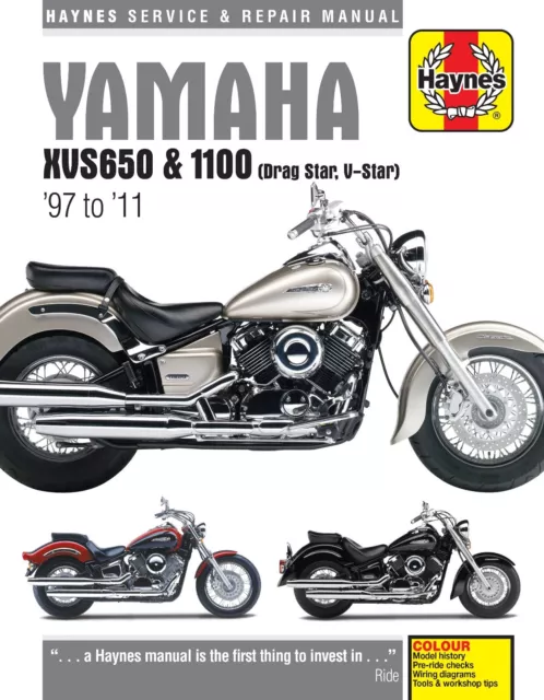 Yamaha XVS650 & 1100 Drag Star/V-Star (97 - 05) Haynes Repair Manual