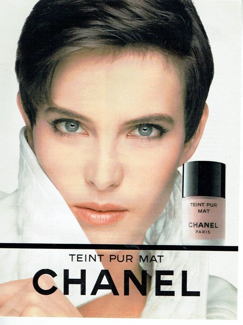 publicité Advertising 0723  1992   Chanel  maquillage  fond teint