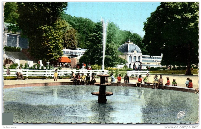 58 SAINT HONORE LES BAINS - le bassin de l'Ets thermal.