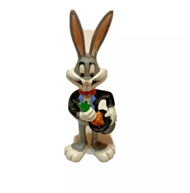 Vintage 1988 Applause Warner Bros. Looney Tunes Bugs Bunny Tuxedo Magician 3.5"