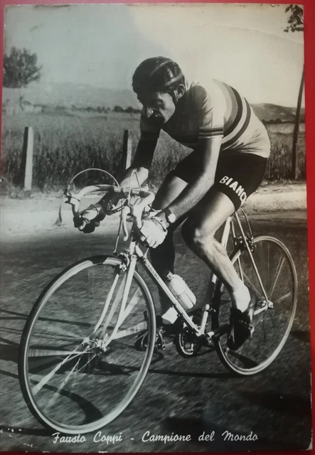 CYCLISME CARTE CP Fausto COPPI Champion du monde TOUR de FRANCE ...