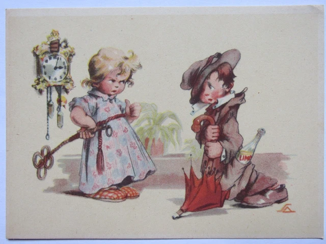 02E16 Carte Postale Cpsm 1950 - Humour Amourettes D'enfants Illustrateur Sa