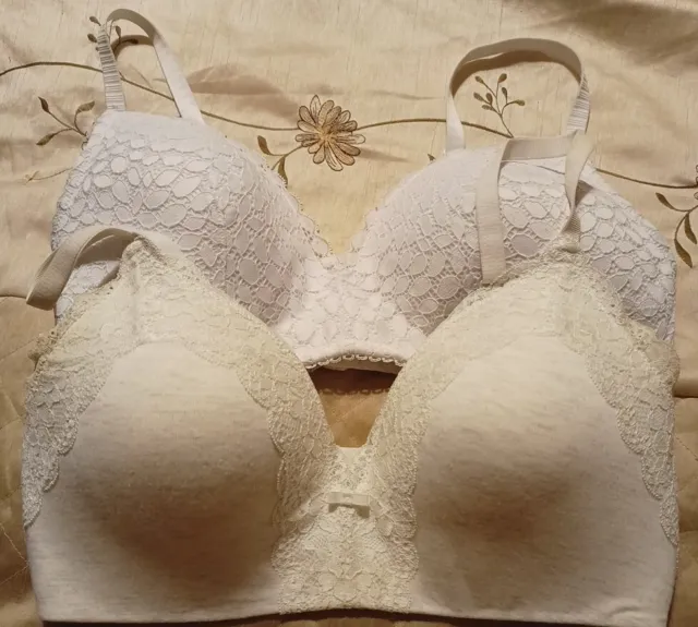 FIRM CONTROL NON WIRED NON PADDED SATIN SOFT CUP BRA SIZES 34-38