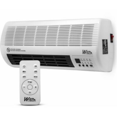 Deuba chauffage radiateur soufflant telecommande garage camping car mobil home 500w 
