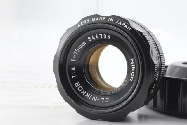 [Almost MINT w/ Case] Nikon EL Nikkor 75mm f/4  Enlarging Lens From JAPAN