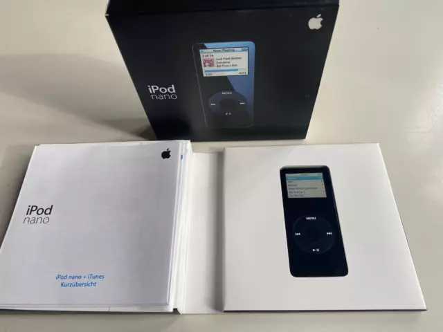 Apple iPod nano 1. Generation 2GB MA099FD/A schwarz mit OVP