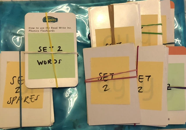 READ WRITE INC/ Speed Sound phonics flash cards - Set 2 Cards £3.00 ...